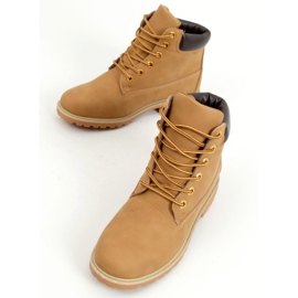 Stivali in legno cammello F662 Camel marrone 1
