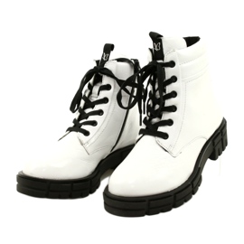 Stivali da donna dipinti Caprice 9-25252-27 122 Bianco 2