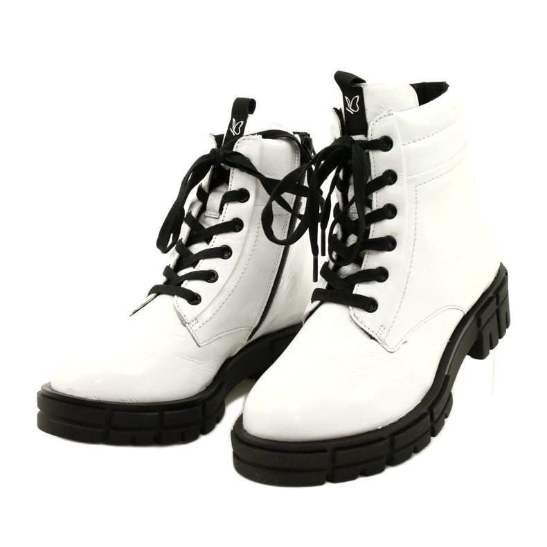Stivali da donna dipinti Caprice 9-25252-27 122 Bianco bianca 2