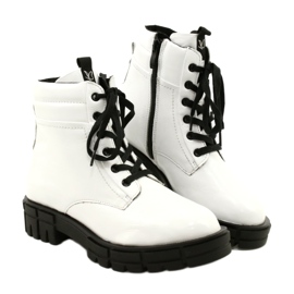 Stivali da donna dipinti Caprice 9-25252-27 122 Bianco 4