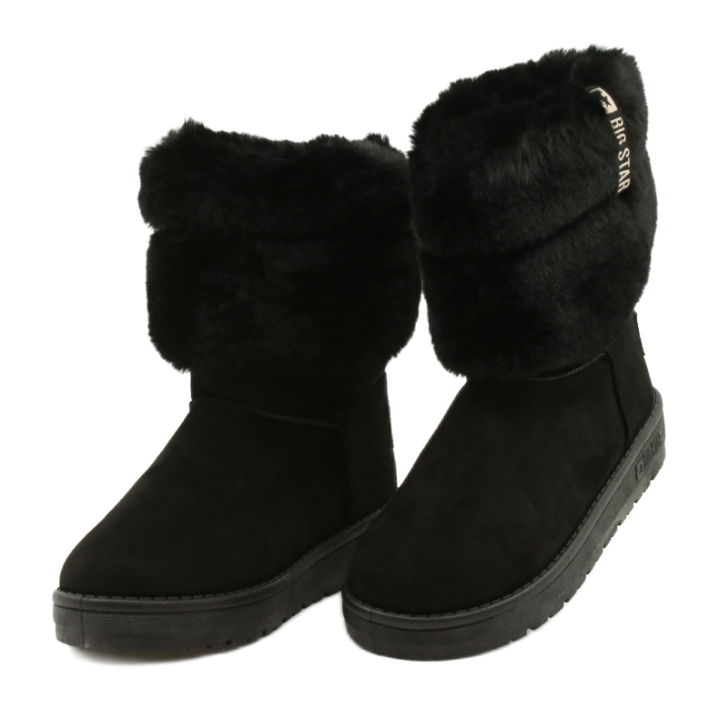 Mukluki Warmed Big Star II274123 da donna nero 2