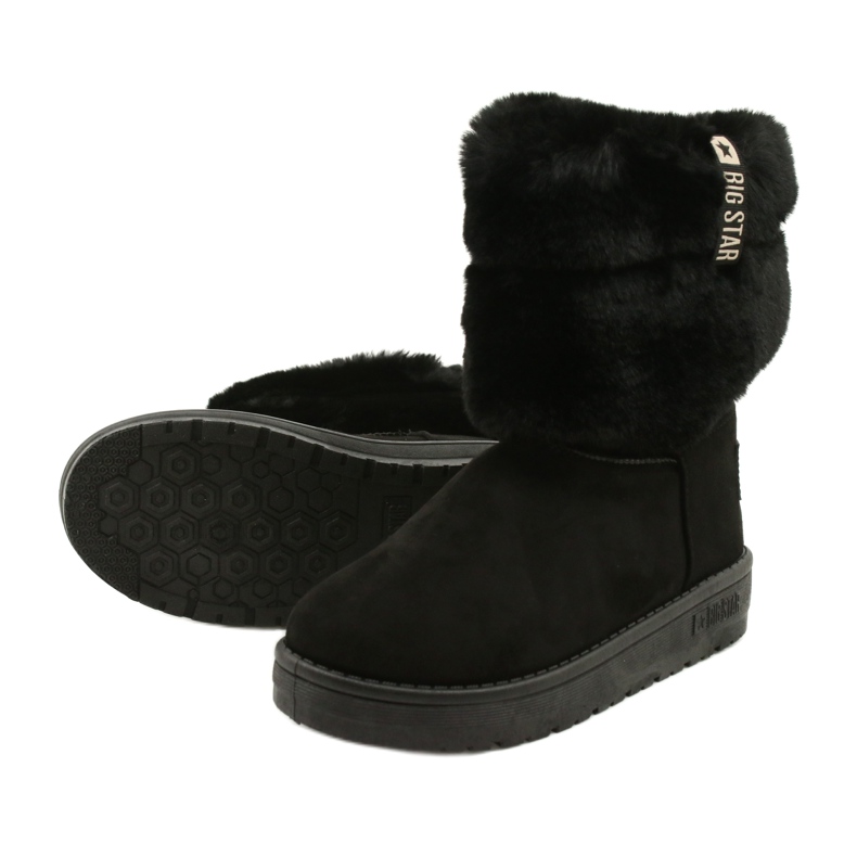 Mukluki Warmed Big Star II274123 da donna nero 4