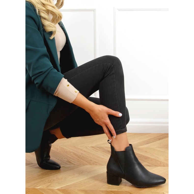 Stivaletti Chelsea neri, neri G-248 Black nero 2