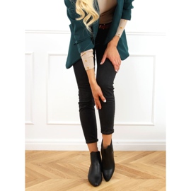 Stivaletti Chelsea neri, neri G-248 Black nero 1