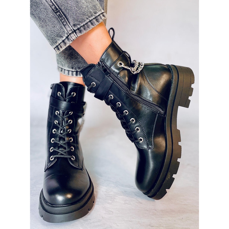 Neri Operai con catene RQ381 Neri nero 2