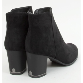 Stivali neri con tacco basso KL-718 Black nero 1