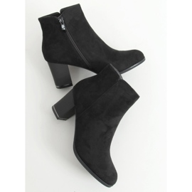 Stivali neri con tacco basso KL-718 Black nero 2