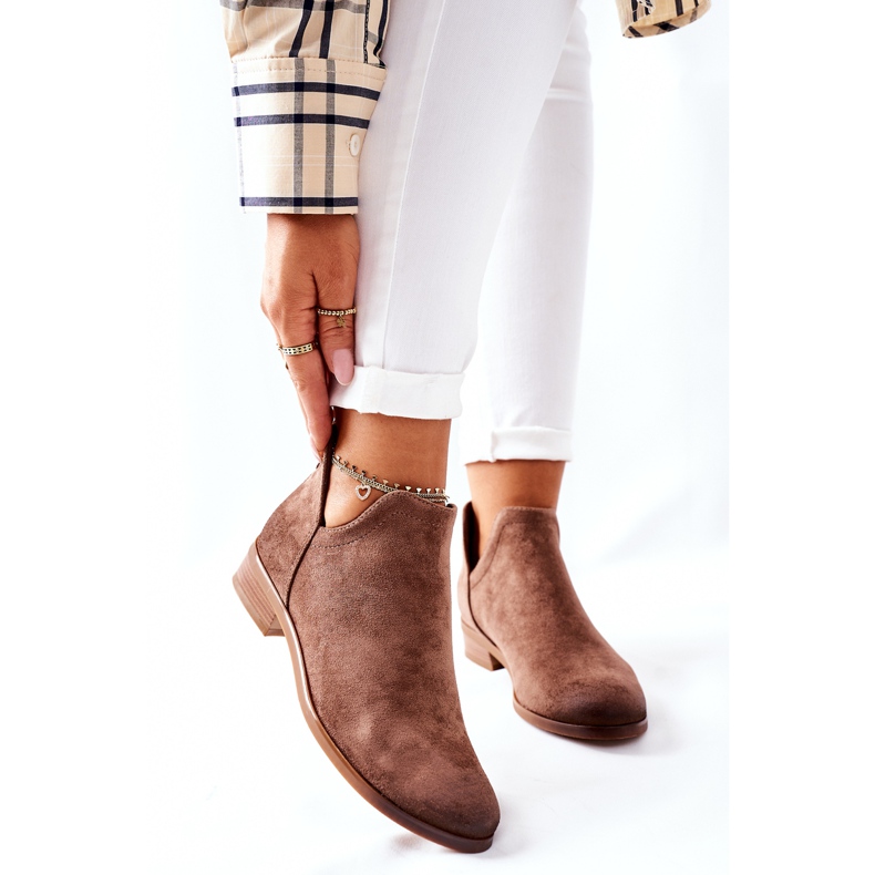 Vinceza Stivaletti Scamosciati Donna Beige Joaliene 2