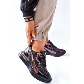 Vinceza Scarpe Sportive da Donna Sneakers Nero Multi Buckland 2