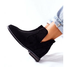 Stivali da donna con zeppa S.Barski Joiva Black nero 1
