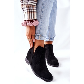 Stivali da donna con zeppa S.Barski Joiva Black nero 2
