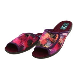 Pantofole da donna Adanex 26265 Sweet rosso viola rosa 2