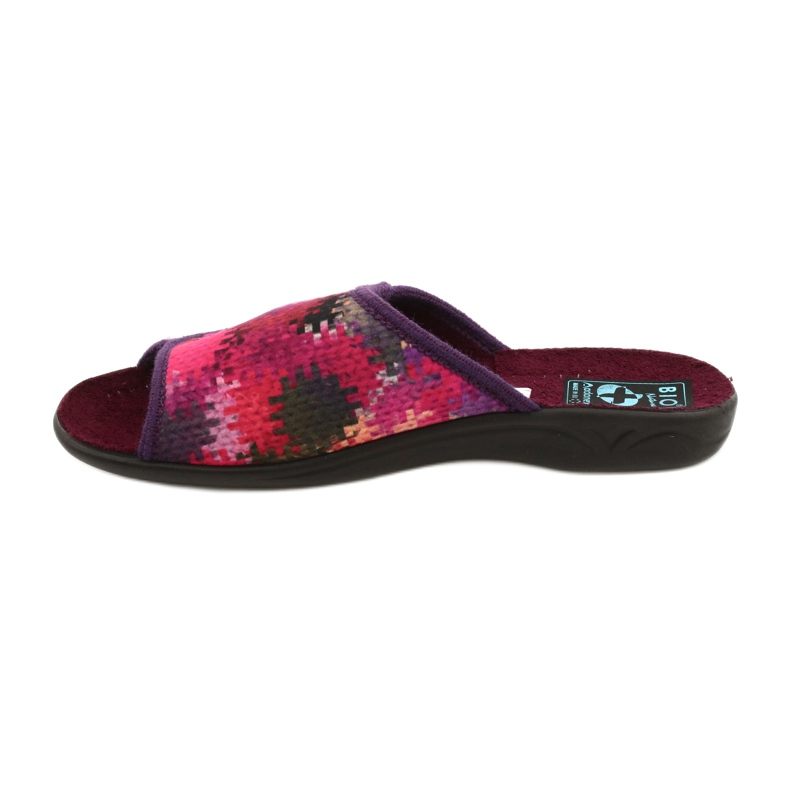 Pantofole da donna Adanex 26265 Sweet rosso viola rosa 1