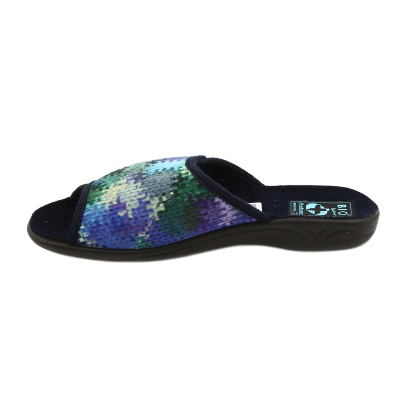 Pantofole da donna Adanex 26264 Sweet blu navy blu verde 1