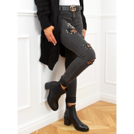 Stivaletti Chelsea neri, neri 9565 Black nero 2