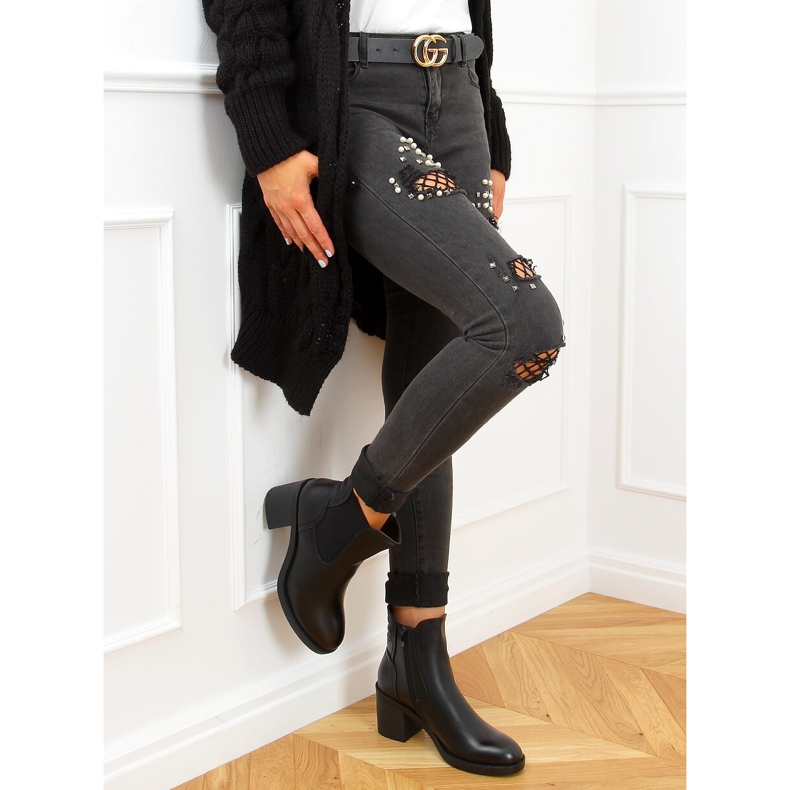Stivaletti Chelsea neri, neri 9565 Black nero 2