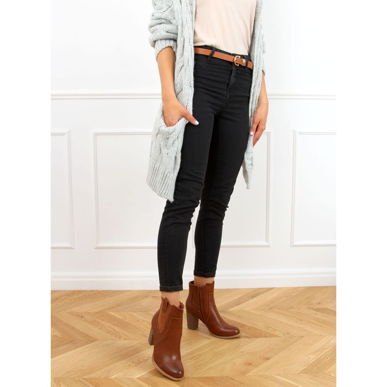 Tacchi alti marroni 3654 Camel marrone 2