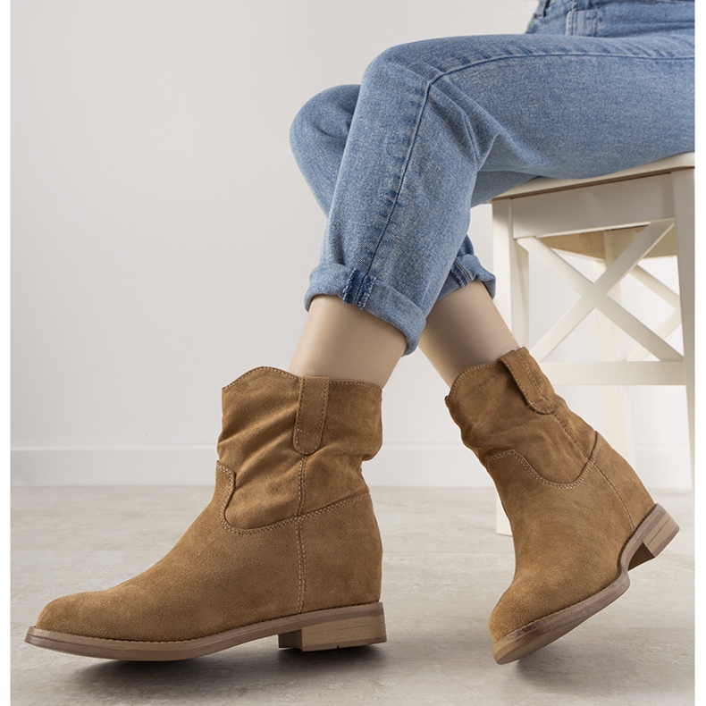 Stivali donna Violetta beige 1