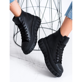 SHELOVET Sneakers Con Ecopelle Sulla Piattaforma nero 2