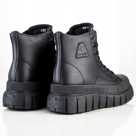 SHELOVET Sneakers Con Ecopelle Sulla Piattaforma nero 1