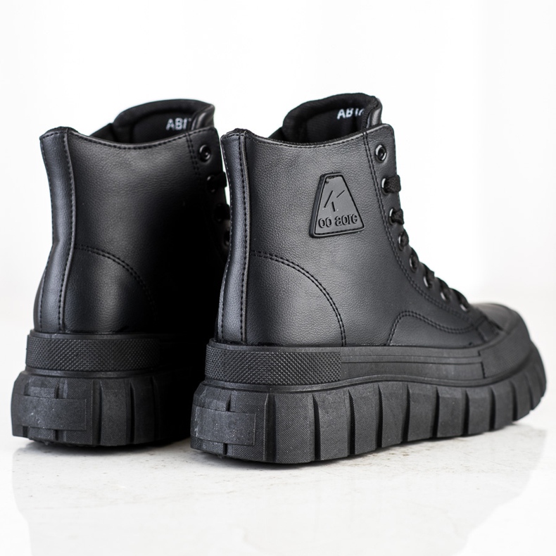 SHELOVET Sneakers Con Ecopelle Sulla Piattaforma nero 1
