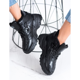 Evento Stivali Caldi Scarpe Da Ginnastica nero 2