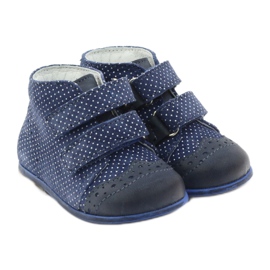 Stivali in pelle femminile blu blu blu punti hugotti bianco 4
