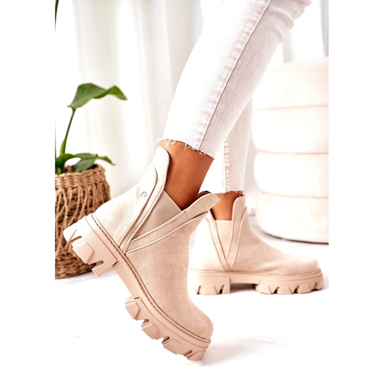 PS1 Stivaletti caldi Stivali Jodhpur Beige Buona Idea 6