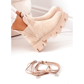 PS1 Stivaletti caldi Stivali Jodhpur Beige Buona Idea 5