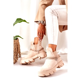 PS1 Stivaletti caldi Stivali Jodhpur Beige Buona Idea 2