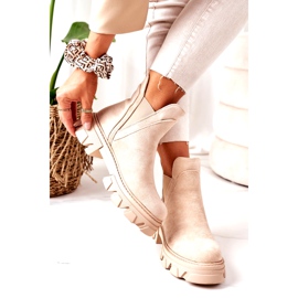 PS1 Stivaletti caldi Stivali Jodhpur Beige Buona Idea 1