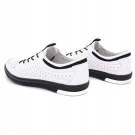 Polbut Scarpe estive da uomo in pelle K22 bianche bianco 4