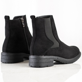 SHELOVET Stivali in camoscio nero 1