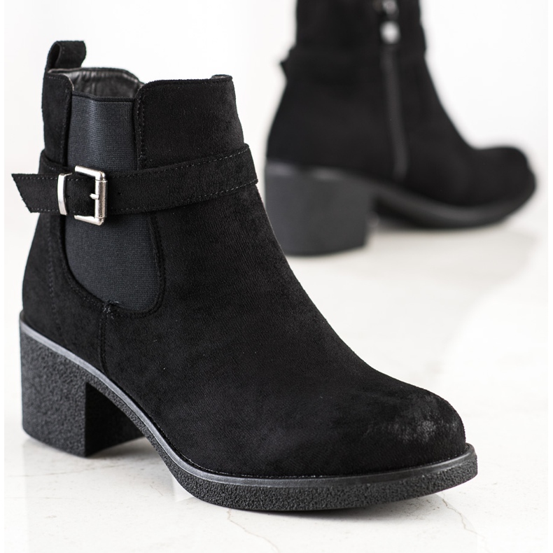 Marquiz Stivali casual comodi nero 1