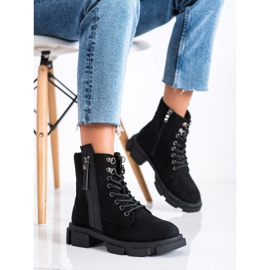 Cm Paris Trappers neri con cerniera decorativa nero 2