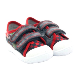 Scarpe, scarpe da ginnastica, pantofole per bambini Befado 907p093 rosso grigio 4