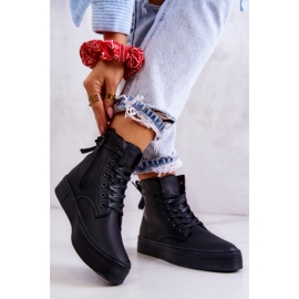 Sneakers Alte da Donna Big Star II274096 Nere nero 2