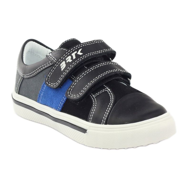 Scarpe da bambino Bartek 15607 nere multicolore grigio blu 1