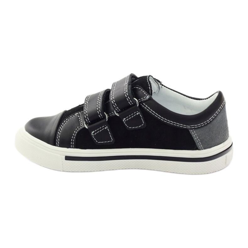 Scarpe da bambino Bartek 15607 nere multicolore grigio blu 2