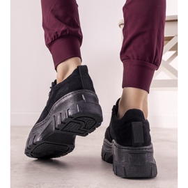 Sneakers sportive da donna Keygo nere nero 1