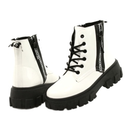 NEWS Novità Workery Timberki 21BT26-4266 Bianco bianca nero 2