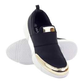 McKey Scarpe softshell sportive in oro nero giallo 3