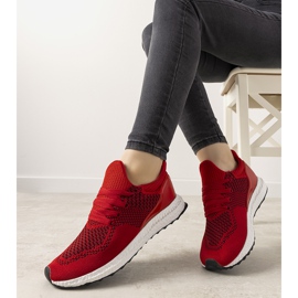 Sneaker sportive rosse da donna thailandesi rosso 1