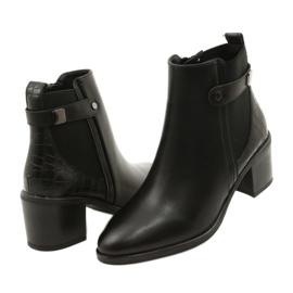 Stivali classici da donna isolati Sergio Leone BT630 Black nero 4