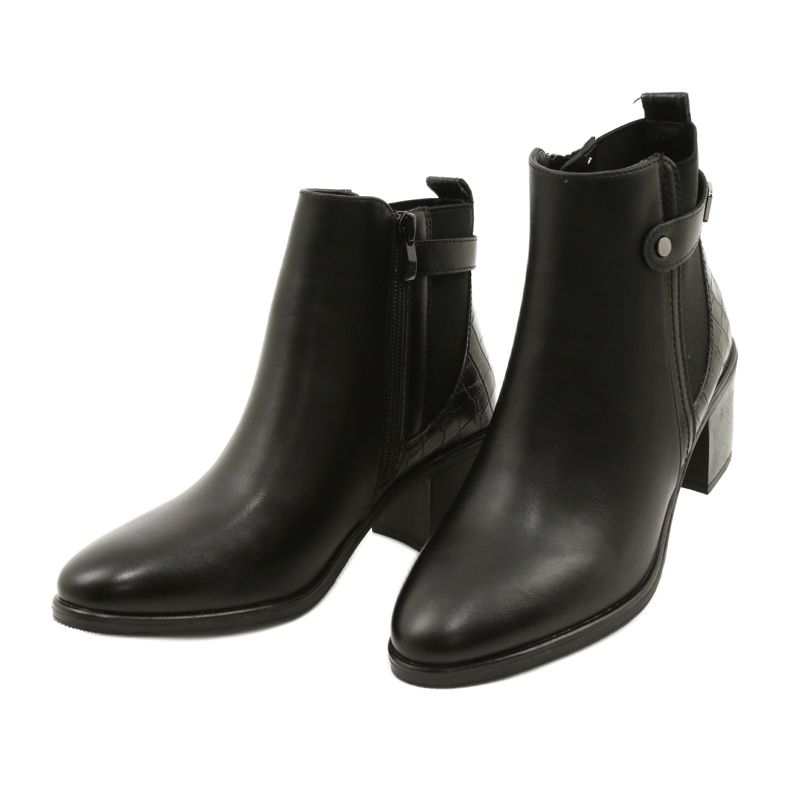 Stivali classici da donna isolati Sergio Leone BT630 Black nero 3
