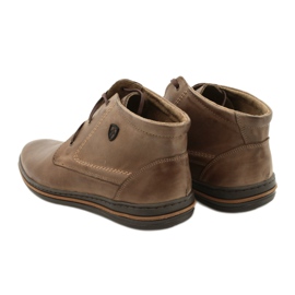 Polbut 339 scarpe da uomo marroni marrone 4