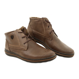 Polbut 339 scarpe da uomo marroni marrone 5