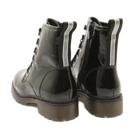 Stivali classici da donna Varnished Boots Evento 21BT35-4233 Black nero 4