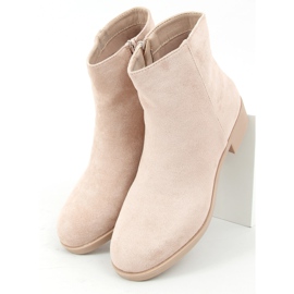 Stivaletti Chelsea classici da donna beige 6215 Khaki cachi 1