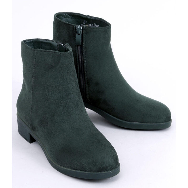 BM Stivaletti Chelsea verdi classici da donna 6215 Atrovirens verde 1